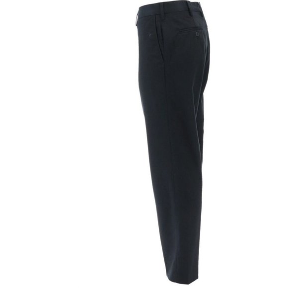 NWT LANDS' END STRETCH TWILL PANTS CLASSIC NAVY 42- UNHEMMED - Picture 3 of 9